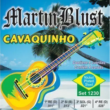 Set Cuerdas Cavaquinho Martin Blust 1230