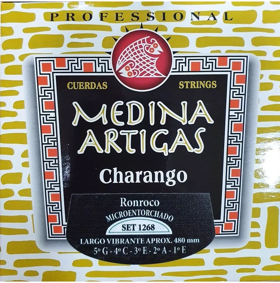 Set Cuerdas Charango Ronroco Medina Artigas 1268, Microentorchado
