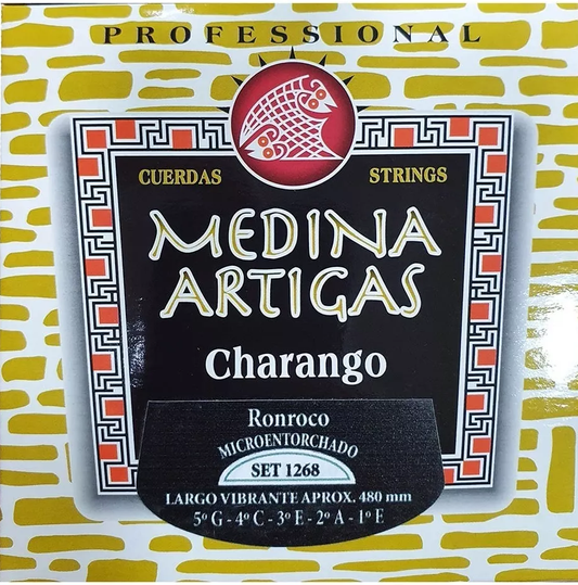 Set Cuerdas Charango Ronroco Medina Artigas 1268, Microentorchado