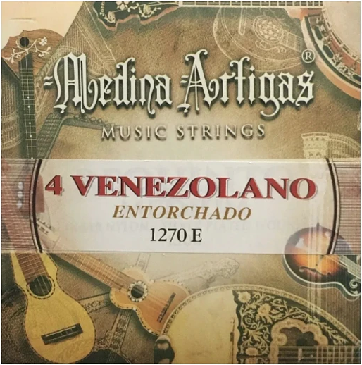 Set Cuerdas Cuatro Venezolano Medina Artigas 1270E