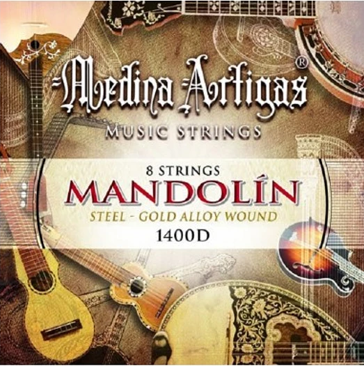 Set Cuerdas Mandolina Medina Artigas 1400D, 8 Cuerdas