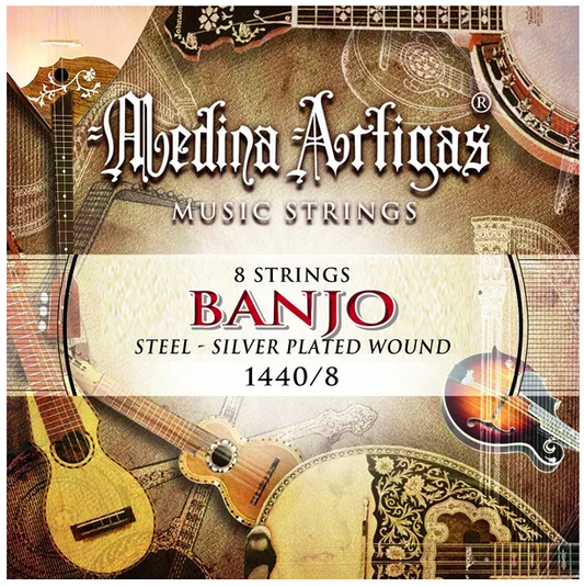 Set Cuerdas Banjo Medina Artigas 1440/8, 8 cuerdas