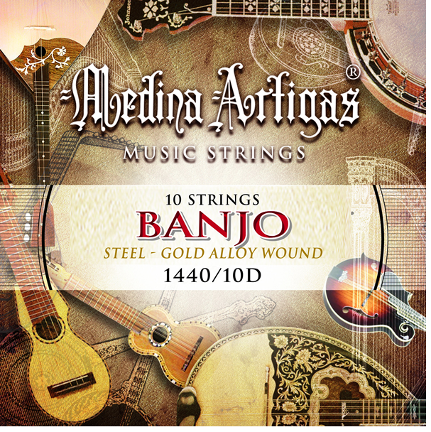 Set Cuerdas Banjo Medina Artigas 1440/10D, 10 cuerdas