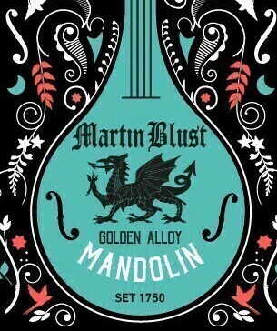 Set Cuerdas Mandolina Martin Blust 1750, 8 Cuerdas