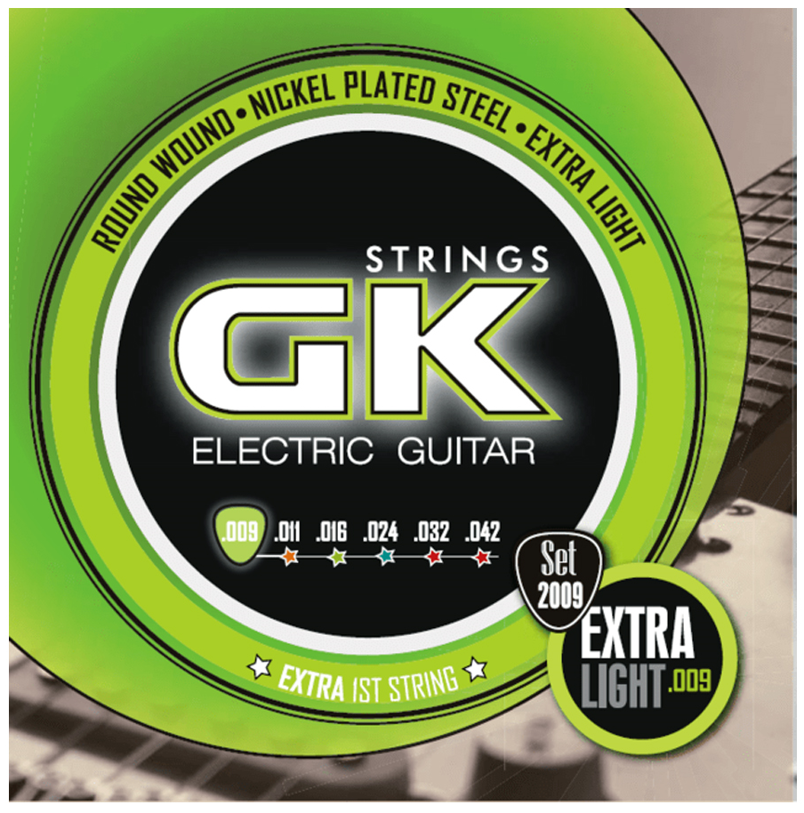 Set Cuerdas Guitarra Eléctrica Medina Artigas GK 2009, 9-42 Super Light