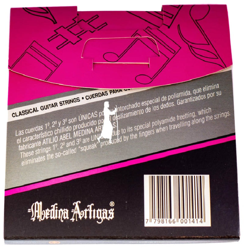Set Cuerdas Guitarra Clásica Medina Artigas 470, Medium Tension