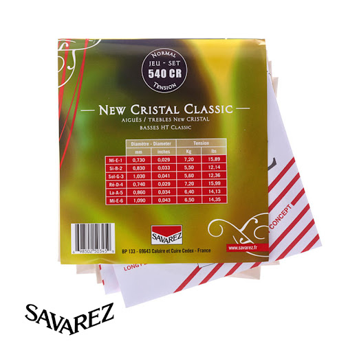 Set Cuerdas Guitarra Clásica Savarez 540 CR, Normal Tension