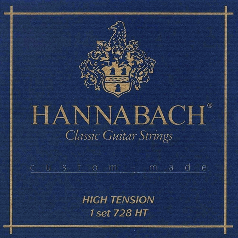 Set Cuerdas Guitarra Clásica Hannabach 728HT, High Tension