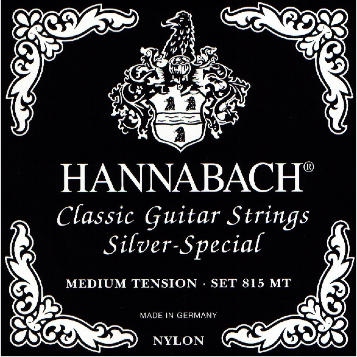 Set Cuerdas Guitarra Clásica Hannabach 815 MT, Medium Tension