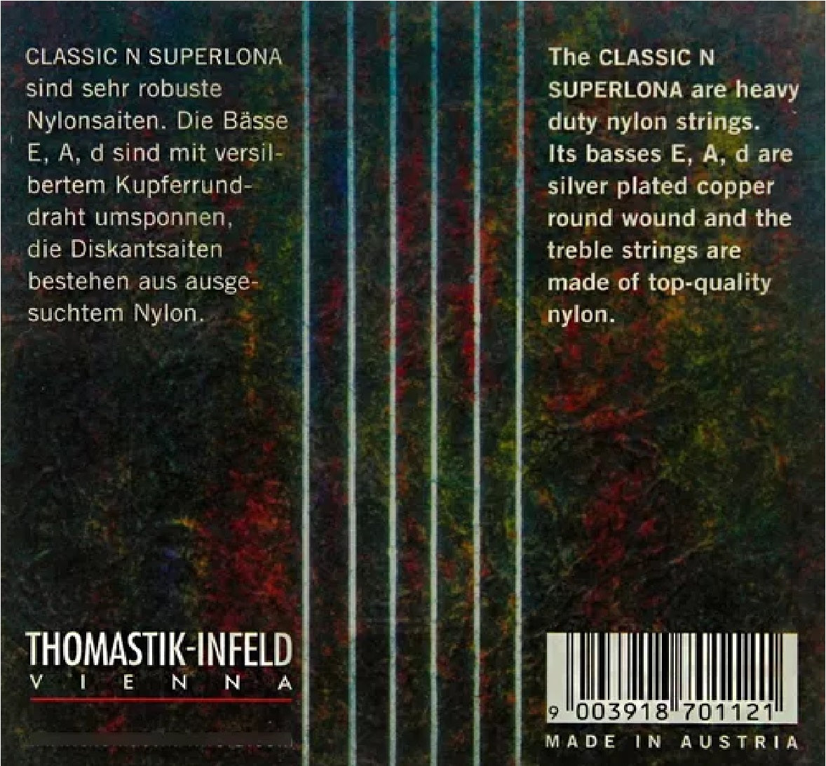 Set Cuerdas Guitarra Clásica Thomastik CR127, Medium Tension
