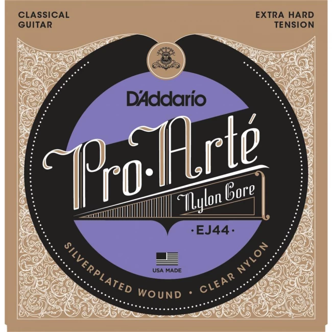 Set Cuerdas Guitarra Clásica D’Addario Pro-Arté EJ44, Extra High Tension