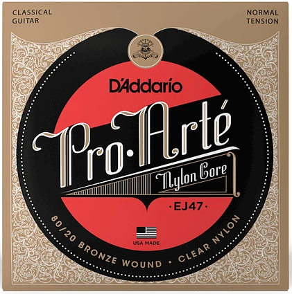 Set Cuerdas Guitarra Clásica Daddario EJ47, Medium Tension