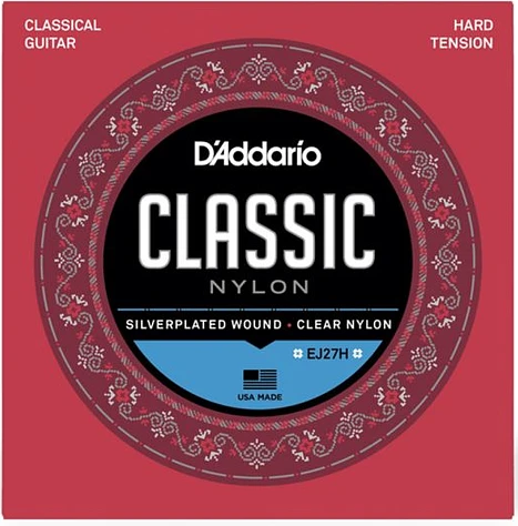 Set Guitarra Clásica Daddario EJ27H, High Tension
