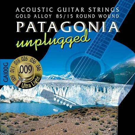 Set Cuerdas Guitarra Acústica Magma-Patagonia GA100G, 009-046 Super Light 85/15