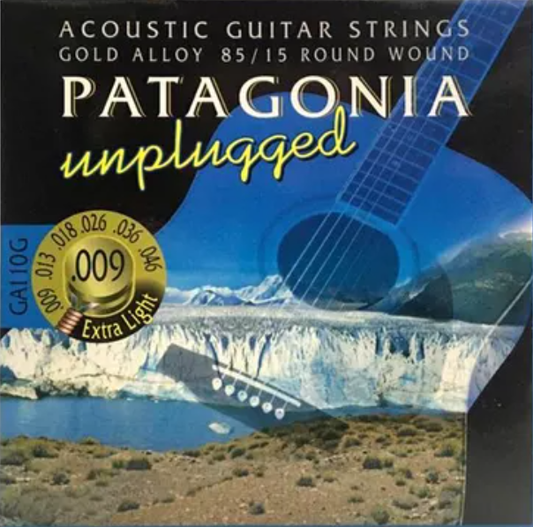 Set Cuerdas Guitarra Acústica Magma-Patagonia GA110G, 9-46 Super Light 85/15