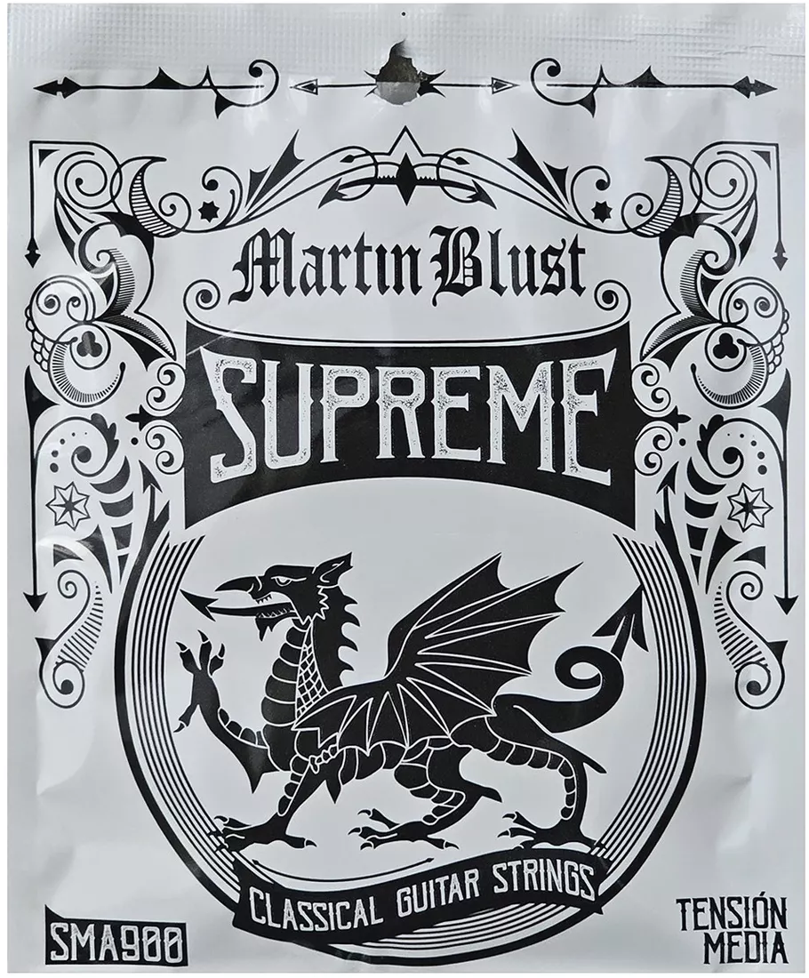 Set Cuerdas Guitarra Clásica Martin Blust SMA900, Medium Tension