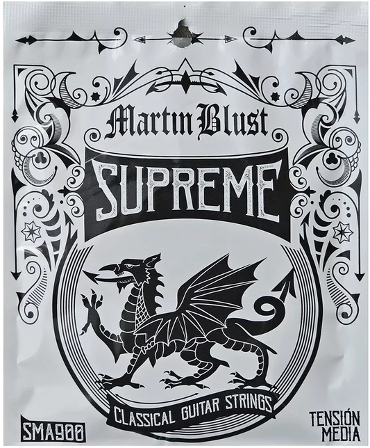 Set Cuerdas Guitarra Clásica Martin Blust SMA900, Medium Tension