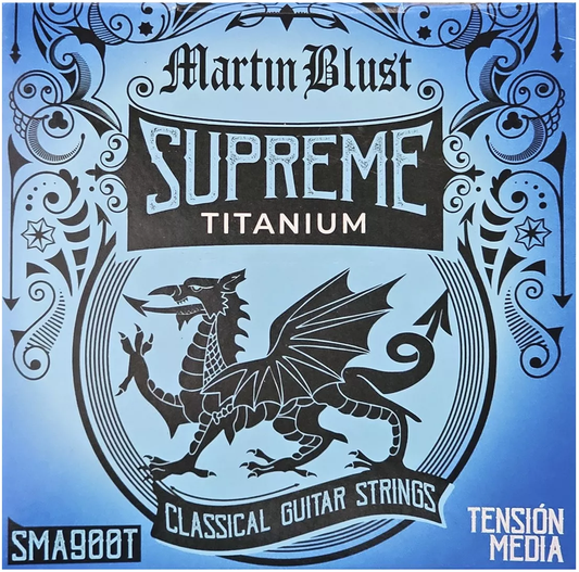 Set Cuerdas Guitarra Clásica Martin Blust SMA900T, Medium Tension