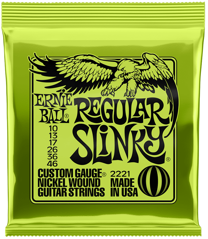 Set Cuerdas Guitarra Eléctrica Ernie Ball 2221, 10-46 Light