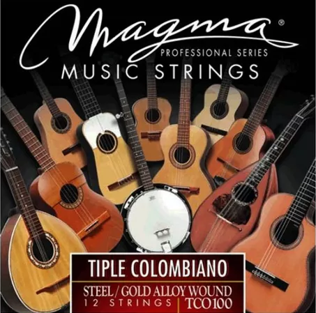 Set Cuerdas Tiple Colombiano Magma TCO 100, 12 cuerdas