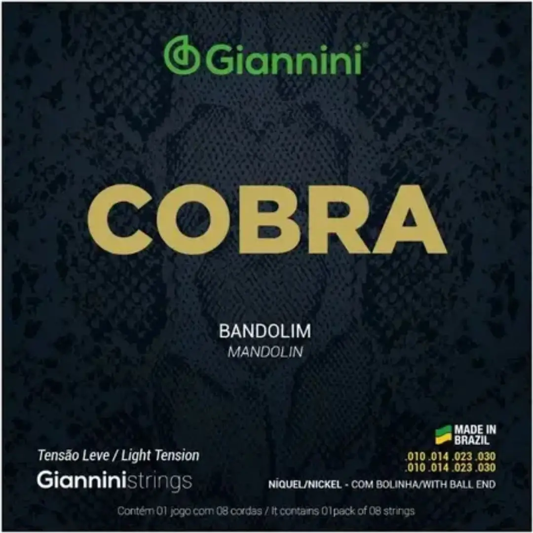 Set Cuerdas Mandolina Giannini CM82L, 8 Cuerdas