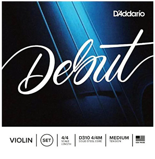 Set Cuerdas Violín D'Addario Debut D310 4/4M