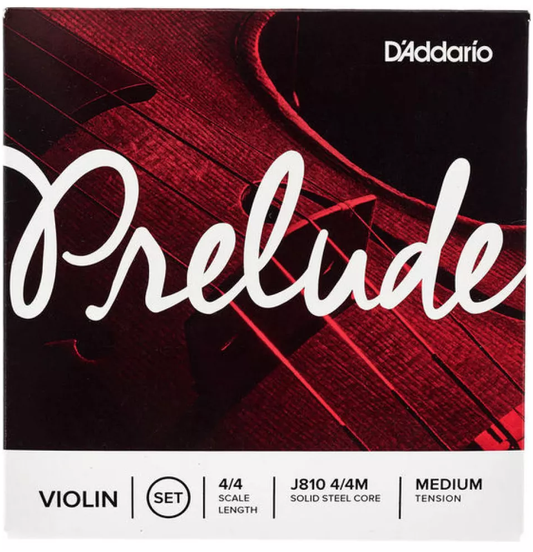 Set Cuerdas Violín D'Addario Prelude J810 4/4M