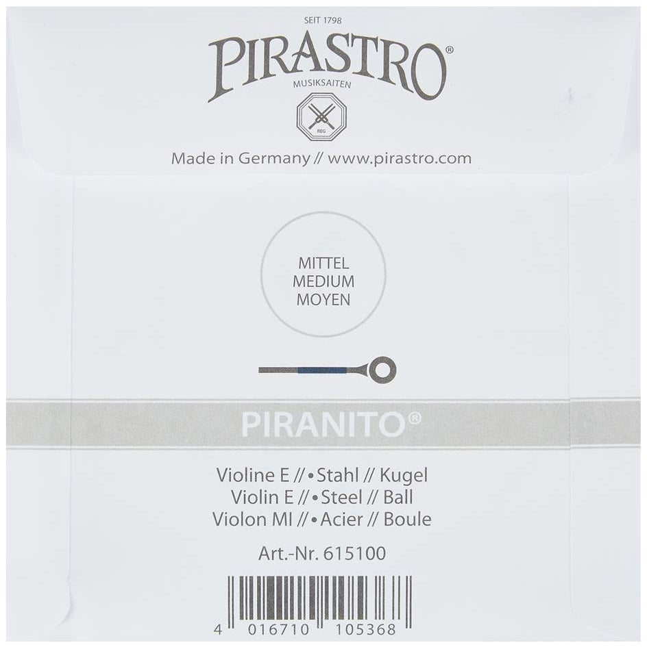 Cuerda E - Mi Violín Pirastro Piranito 615100, 4/4