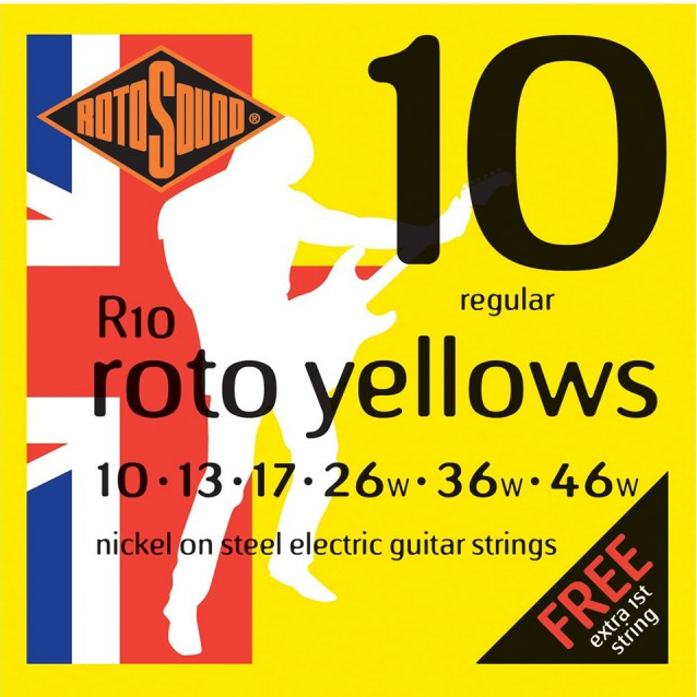 Set Cuerdas Guitarra Eléctrica Rotosound R10, 10-46 Light