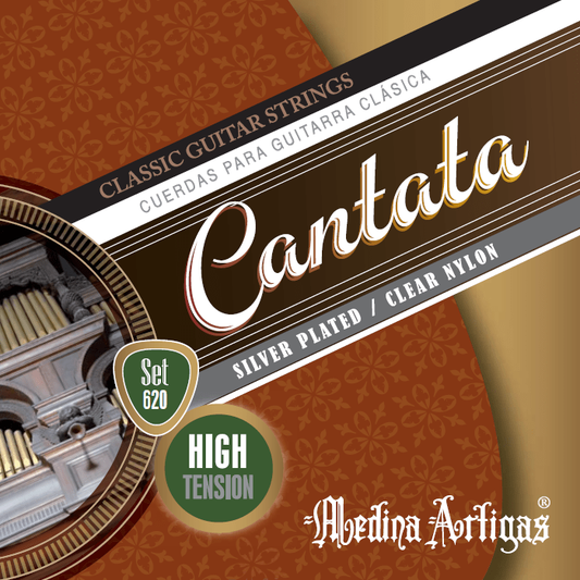 Set Cuerdas Guitarra Clásica Medina Artigas Cantata 620, High Tension