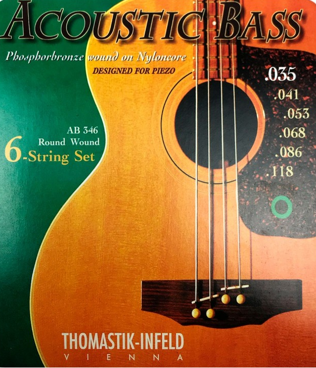 Set Cuerdas Bajo Acústico THOMASTIK AB346, 035-118, Seis Cuerdas