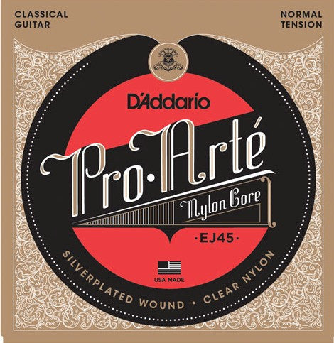 Set Cuerdas Guitarra Clásica ProArté EJ45, Medium Tension