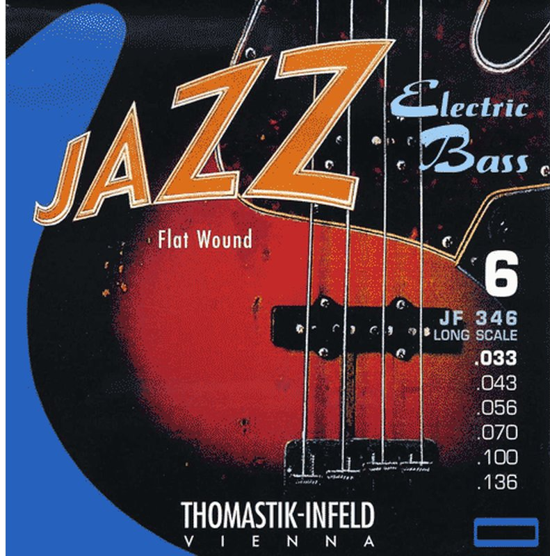 Set Cuerdas Bajo Eléctrico Thomastik JF 346, 033-136, Seis Cuerdas
