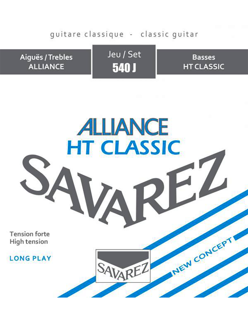 Set Cuerdas Guitarra Clásica Savarez 540J, High Tension