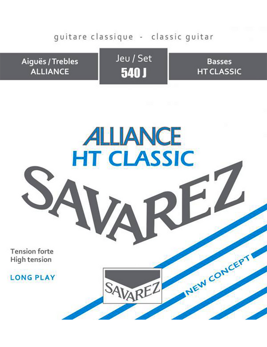 Set Cuerdas Guitarra Clásica Savarez 540J, High Tension