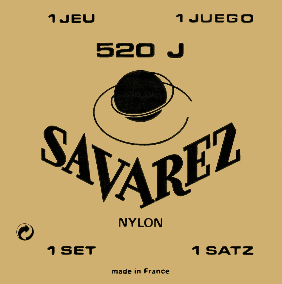 Set Cuerdas Guitarra Clásica Savarez 520J, High Tension