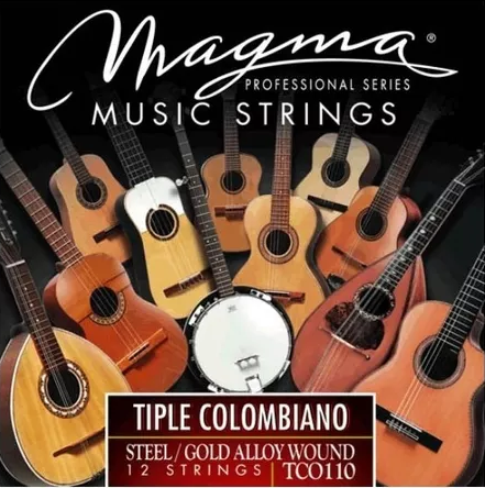 Set Cuerdas Tiple Colombiano Magma TCO 110, 12 cuerdas