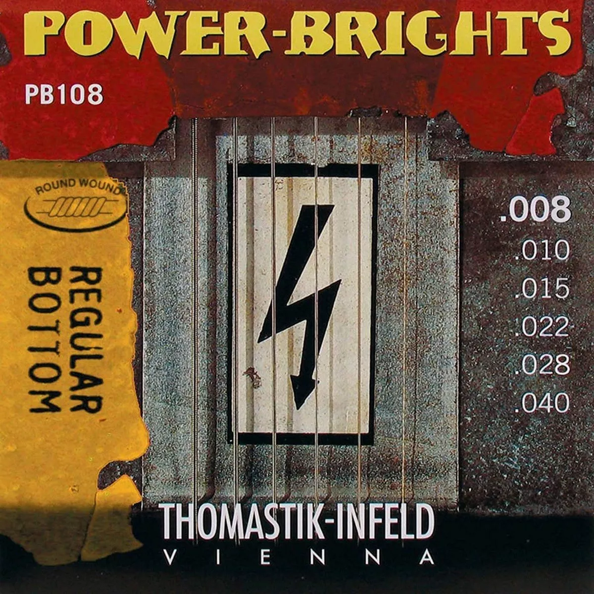 Set Cuerdas Guitarra Eléctrica Thomastik PB108, 8-40 Extra Super Light