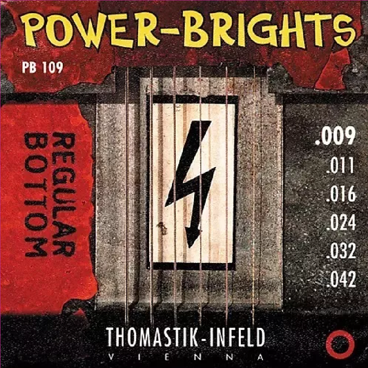 Set Cuerdas Guitarra Eléctrica Thomastik PB109, 9-42 Super Light